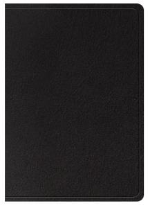 ESV Large Print Wide Margin Genuine Leather Black