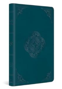 ESV Thinline Bible Deep Teal Rotunda Design