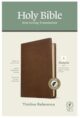 NLT  Thinline Reference Thumb Indexed Bible Rustic Brown LeatherLike