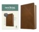 NLT Thinline Reference Bible Messenger Brown Leatherlike