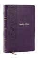 NKJV Personal Size Large Print Bible   Purple Leathersoft