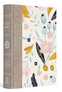 ESV Large Print Compact Bible Red Letter Spring Bloom