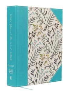 NKJV Journal the Word Large Print Teal Floral