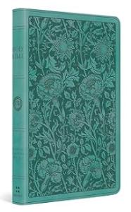 ESV Premium Gift Bible Teal Floral