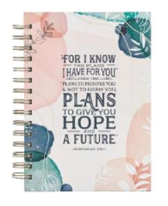 I Know the Plans Muted Watercolor – Spiral Journal