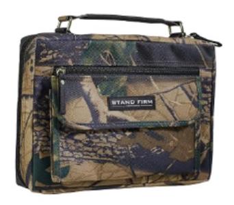 Bible Cover Large Stand Firm – Camo