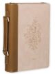 Trust – Mottled Blush Faux Leather Bible Cover – Large